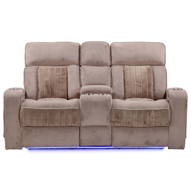 Equinox - Power Console Loveseat - JaxCo Furniture