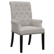 Alana - Upholstered Dining Arm Chair - JaxCo Furniture