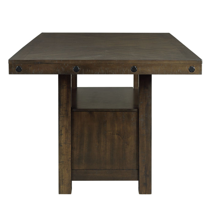 Colorado - Counter Table - Charcoal - JaxCo Furniture