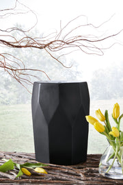 Rhysworth - Black - Stool - JaxCo Furniture