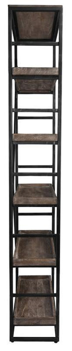 Evan - Single Bookshelf - Olive Brown - JaxCo Furniture