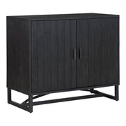 Sierra - 2 Door Cabinet - Black - JaxCo Furniture