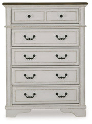 Blendon - Two-tone - Five Drawer Chest - JaxCo Furniture