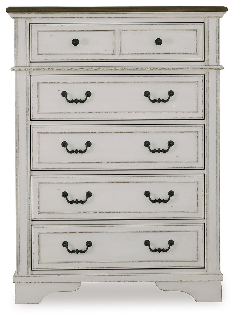 Blendon - Two-tone - Five Drawer Chest - JaxCo Furniture