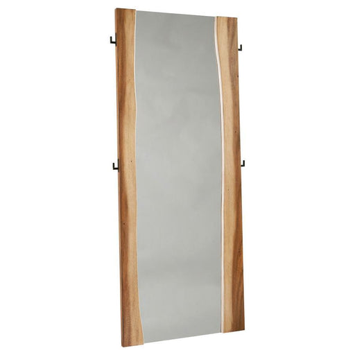 Winslow - Standing Floor Mirror - Smokey Walnut - JaxCo Furniture
