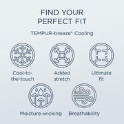 Linens - Tempur-Pedic Breeze Pillowcase Set - JaxCo Furniture