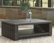 Grasson - Brown - Rectangular Cocktail Table - JaxCo Furniture