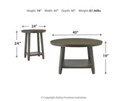 Caitbrook - Gray - Occasional Table Set (Set of 3) - JaxCo Furniture