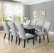 Camila - Rectangular Dining Set - Gray Top - JaxCo Furniture