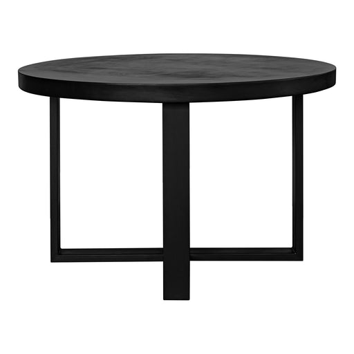 Jedrik - Round Outdoor Dining Table - Black - JaxCo Furniture