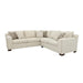 Aria - Upholstered Track Arm Sectional Sofa - Oatmeal - JaxCo Furniture