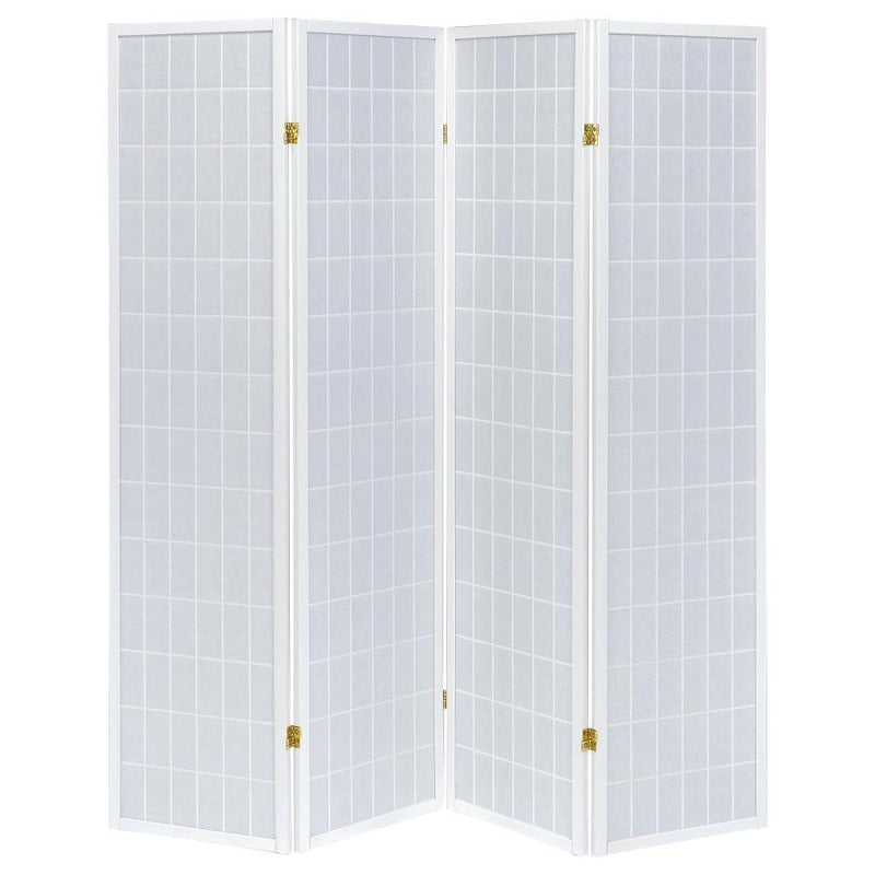 Roberto - 4-Panel Room Divider Folding Shoji Screen - JaxCo Furniture