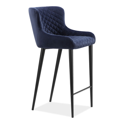 Etta - Barstool - Dark Blue - JaxCo Furniture