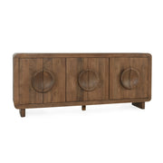 Vally - Wood 6 Door Buffet - Natural - JaxCo Furniture