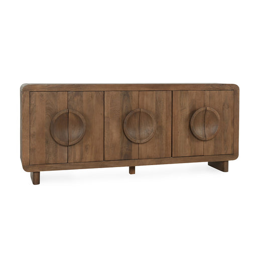 Vally - Wood 6 Door Buffet - Natural - JaxCo Furniture
