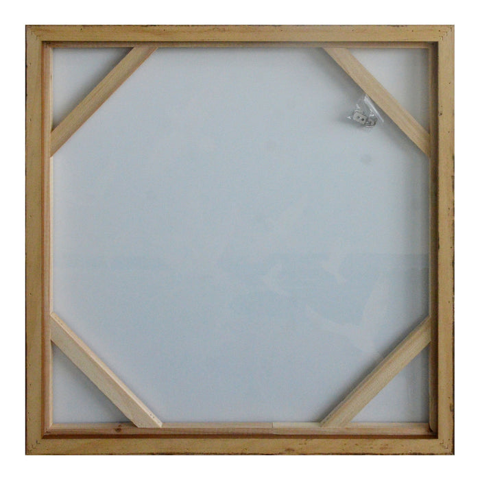 Flock - Framed Painting - Beige