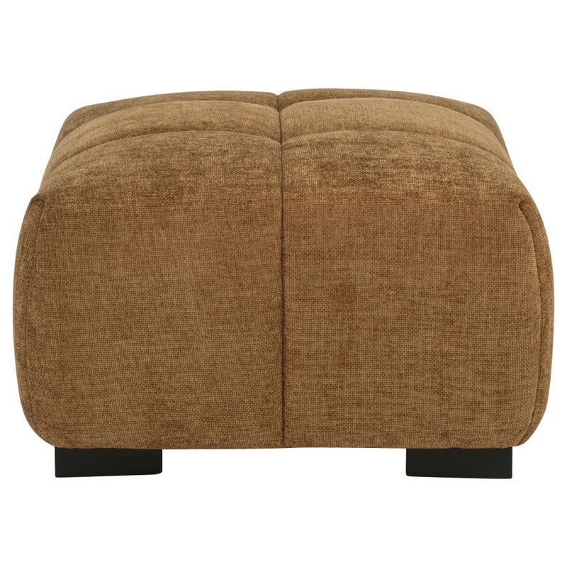 Octavia - Fabric Rectangular Upholstered Ottoman - JaxCo Furniture