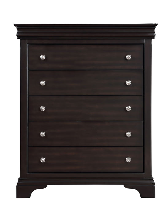 Dominique - Chest - Dark Brown - JaxCo Furniture