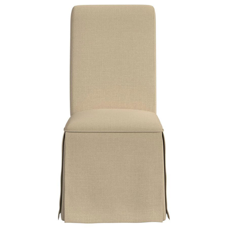 Shawna - Upholstered Skirted Dining Chair (Set of 2) - JaxCo Furniture