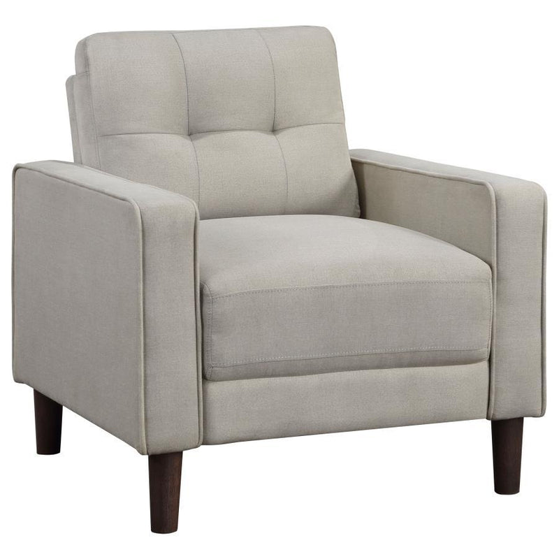 Bowen - Upholstered Track Arm Tufted Accent Chair - JaxCo Furniture