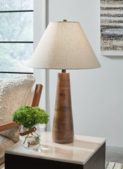 Danset - Wood Lamp - JaxCo Furniture