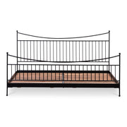 Monet - King Bed - Black - JaxCo Furniture