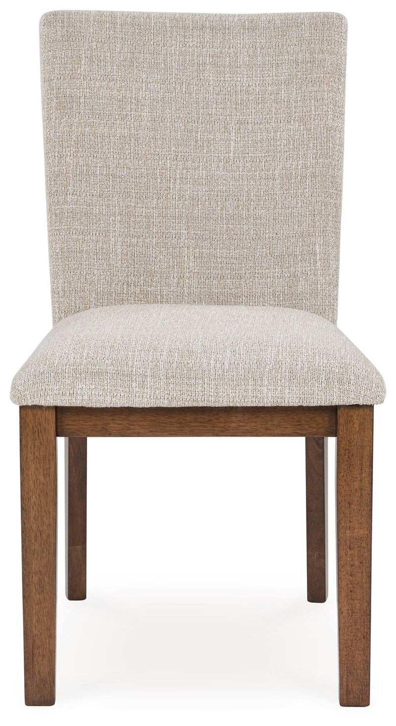 Kraeburn - Beige / Brown - Dining Upholstered Side Chair (Set of 2) - JaxCo Furniture