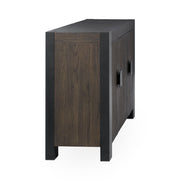 Deaven - 4 Door Buffet - Toasted Brown - JaxCo Furniture