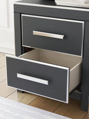 Zuraleus - Two Drawer Night Stand - JaxCo Furniture