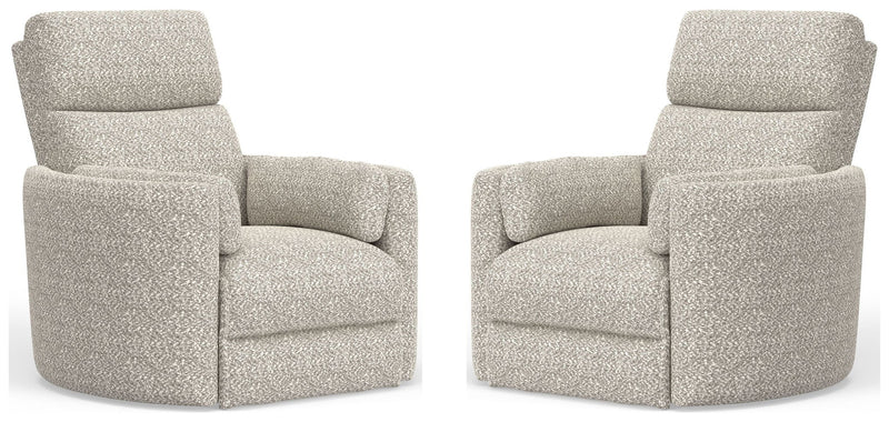 Radius - Power Swivel Glider Recliner (Set of 2) - JaxCo Furniture