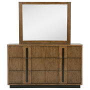 Terrace - 6-Drawer Dresser And Mirror - Ash Brown - JaxCo Furniture