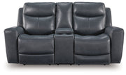 Next Move - Power Reclining Loveseat With Console / Adjustable Headrest - JaxCo Furniture