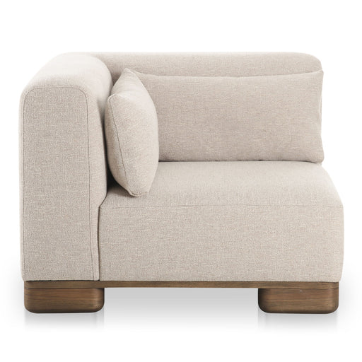 June - Corner Chair - Oatmeal - JaxCo Furniture