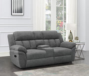 Bahrain - Upholstered Motion Loveseat - JaxCo Furniture