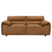 Buxton - Top Grain Leather Upholstered Loveseat - JaxCo Furniture