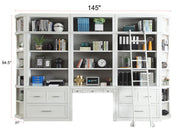 Catalina - Workspace Library Wall - JaxCo Furniture