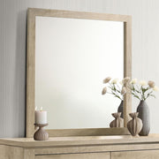 Oakglen - Dresser Mirror - Weathered Oak - JaxCo Furniture