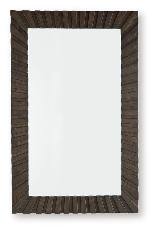 Advin - Dark Brown - Accent Mirror - JaxCo Furniture