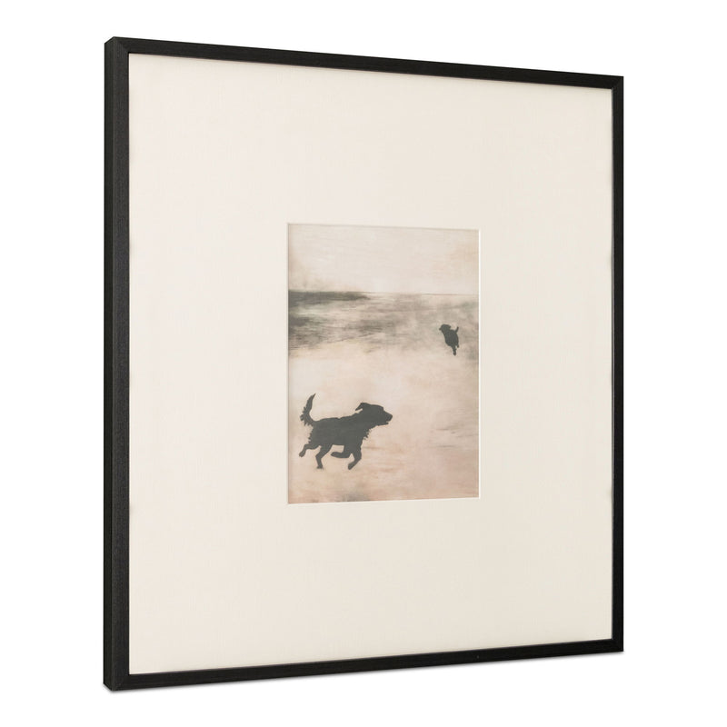 Strand - Framed Paper Print - Beige - JaxCo Furniture
