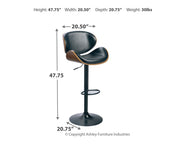 Bellatier - Adjustable Height Barstool - JaxCo Furniture
