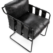 Strapling - Leather Dining Chair - JaxCo Furniture