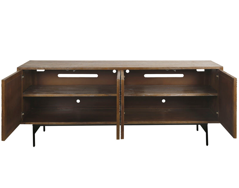 Crossings - Console - Coconut Shell - JaxCo Furniture