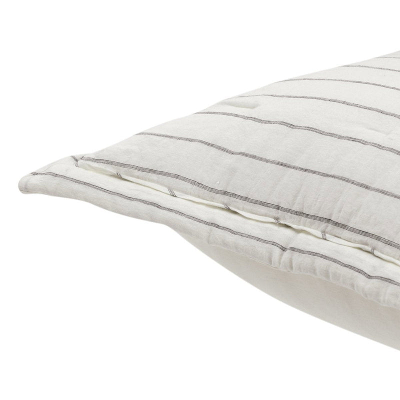 Monaco - Comforter Euro Sham - Ivory - JaxCo Furniture