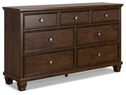 Danabrin - Brown - Dresser - JaxCo Furniture