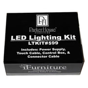 LED Lighting Kit - Power Box And LED Lighting - Black - JaxCo Furniture