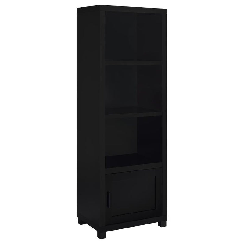Jupiter - 3 Piece Entertainment Center TV Stand - Black - JaxCo Furniture