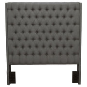 Camille - Upholstered California King Panel Headboard - Gray - JaxCo Furniture