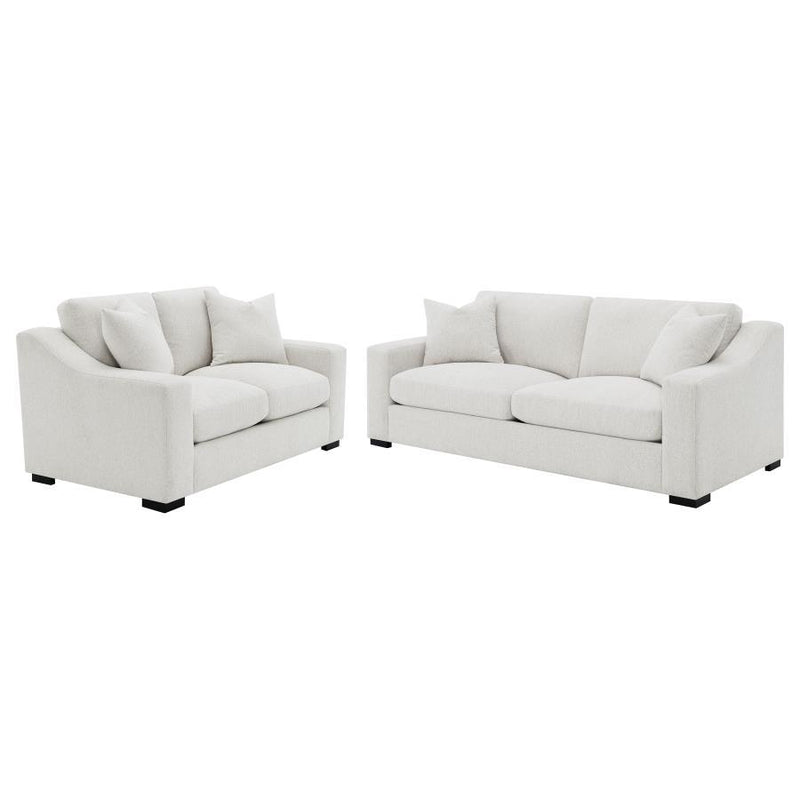 Ashlyn - Upholstered Track Arm Sofa Set - JaxCo Furniture