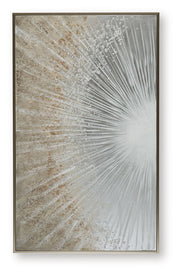 Waldard - Gray / Taupe / White - Wall Art - JaxCo Furniture