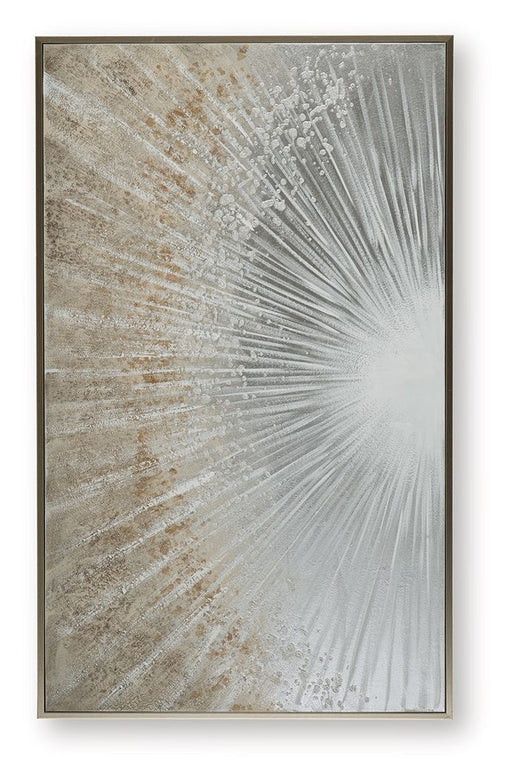 Waldard - Gray / Taupe / White - Wall Art - JaxCo Furniture